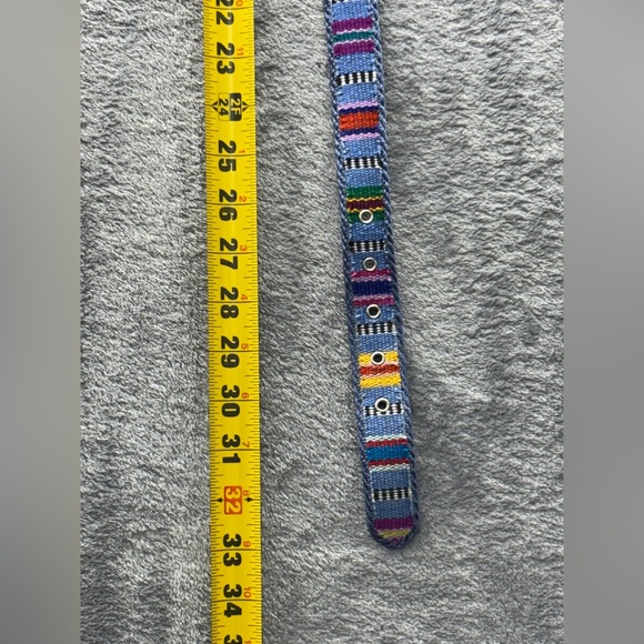 VTG Elite Accessories USA Made 1522 Native Southwest Aztec Womens Belt Fabric - Picture 16 of 16